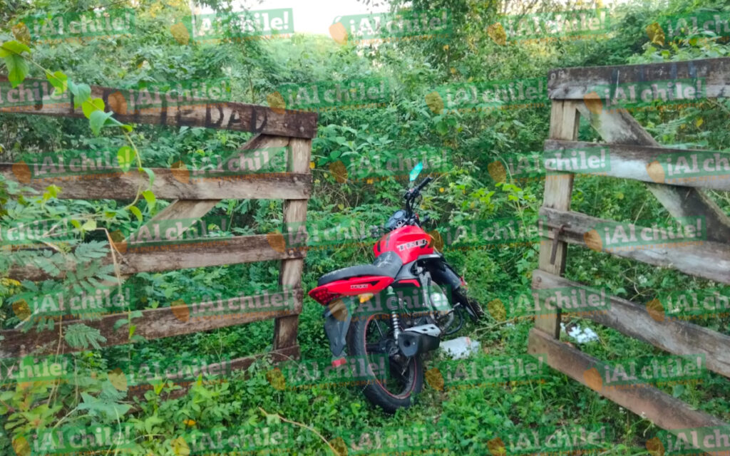 Encuentran motocicleta abandonada (1)